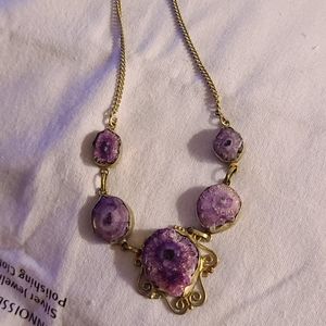 Silver plated  Statement Necklace